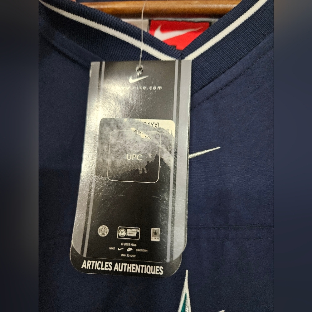 NWT Nike Seattle Mariners Warmup Pullover Jacket - Picture 2 of 6